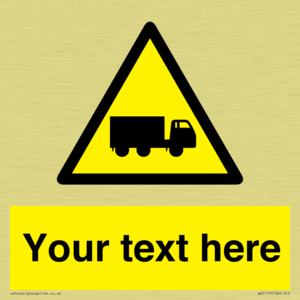 Custom Lorry Hazard Sign